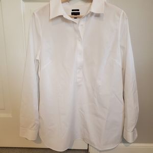 Talbott No Iron White Button-Down Shirt